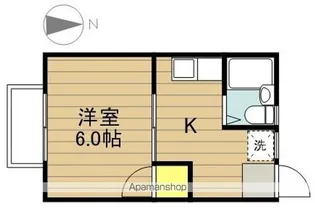1Kの間取り画像
