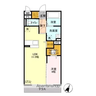 エフズ【1階】の間取り