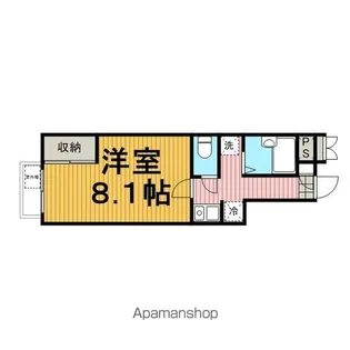 レオパレスフローラ K【2階】の間取り