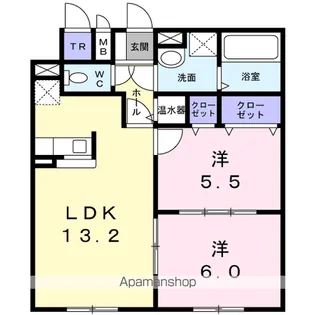 グランディアⅠ【1階】の間取り