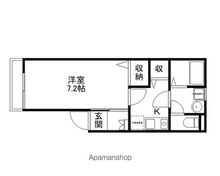サニーコート水戸【203号室】の間取り