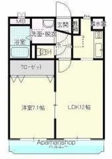 ユーミー伏石【2階】の間取り