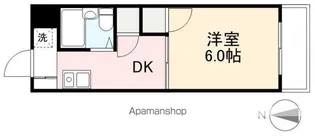東田町ハイツ【4階】の間取り