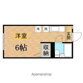 スチューデントパレス多摩センター【2階】の間取り