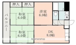 マンション クラウド【2階】の間取り