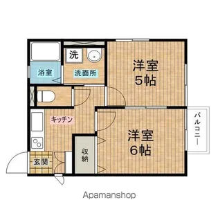 リバーサイド【201号室】の間取り