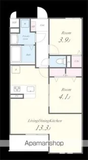 SPREAD HILLS K(スプレッドヒルズケイ)【3階】の間取り