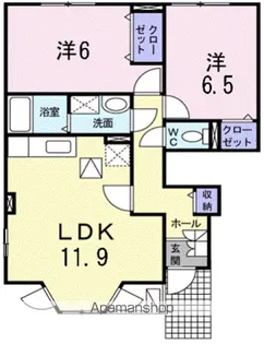 フォーラムⅡ【1階】の間取り