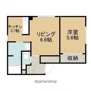 ラ・ルーナ【4階】の間取り