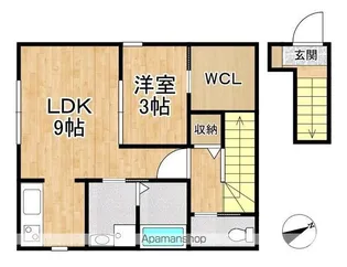 エクラス水口本町【203号室】の間取り
