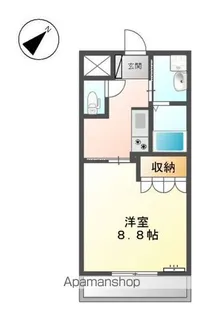 サンフォレスト【201号室】の間取り