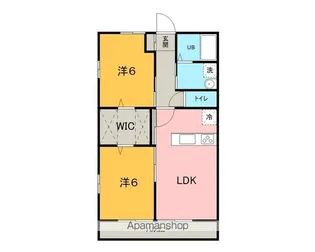 メゾンドール金山【102号室】の間取り