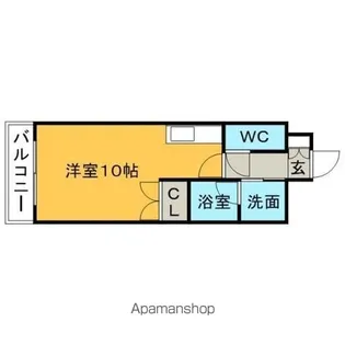 リード中央町【11階】の間取り