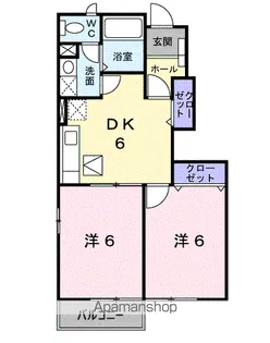 ドリーム・紀香 A【1階】の間取り
