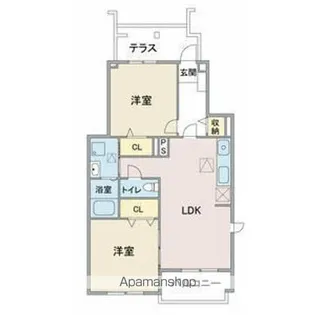 サンワード【1階】の間取り