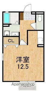 シェソワ【1階】の間取り