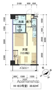 しゃとれ向山【103号室】の間取り