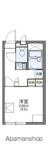 レオパレス南風【2階】の間取り
