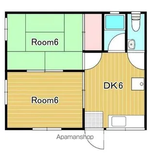 栄太郎マンション【201号室】の間取り