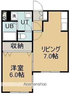 ヴェルドミール湯川【4階】の間取り