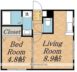 フェリーチェ北30条【1階】の間取り