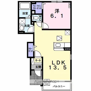 アドラブール【1階】の間取り