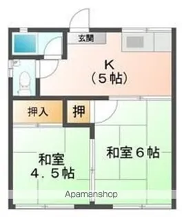 コンフォート2180【2階】の間取り