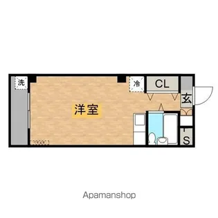 ハイツ三笠【103号室】の間取り