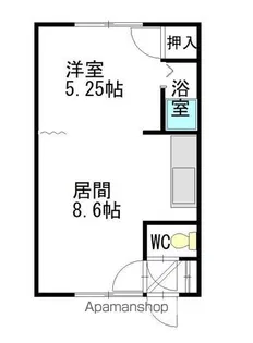 サンセット豊岡【203号室】の間取り