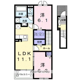 リオンリゾートⅥ【2階】の間取り