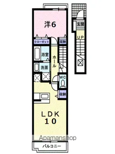 アルドーレA【2階】の間取り