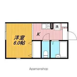 サンボナール弁天【2階】の間取り
