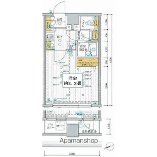 プレール・ドゥーク早稲田Ⅲ【7階】の間取り