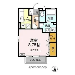 リシェス【1階】の間取り