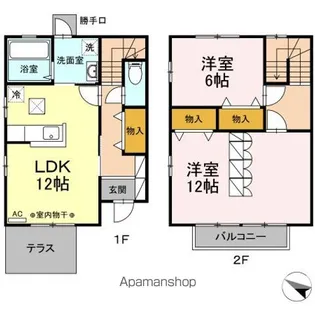 ヴィル・クレール【2階】の間取り