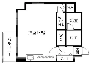 LEE北3条【8階】の間取り