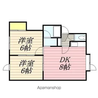 フォーサイト新琴似【202号室】の間取り