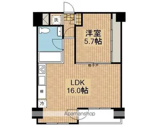 ASレジデンス材木町【603号室】の間取り