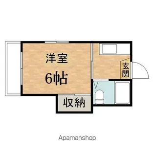 サンラクシーユ【205号室】の間取り