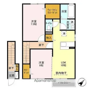 アトリオ青山 B【2階】の間取り