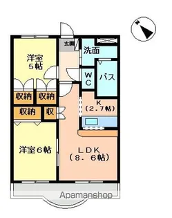 ララ・ポート【1階】の間取り