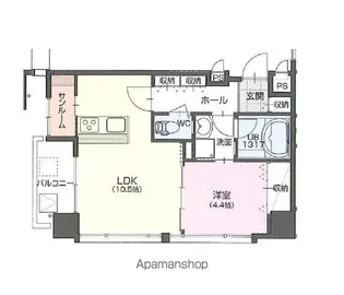 エスカイア千石町【403号室】の間取り