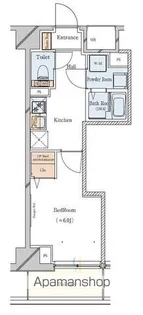ガリシア駒込EAST【9階】の間取り