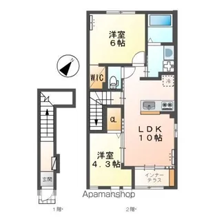 フレール 陽【2階】の間取り