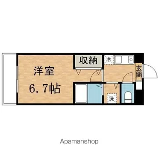 西河マンション【2階】の間取り