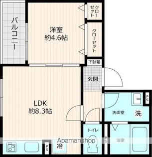 リオ ノンブレ【202号室号室】の間取り