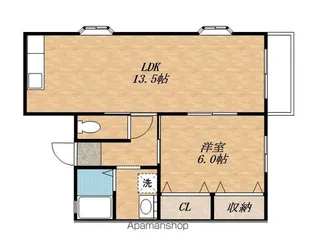 ヴィレアルブル【101号室】の間取り