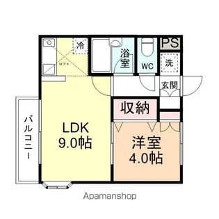 モア・アペックス野村第四【207号室】の間取り