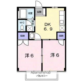 オーキッドヒル【1階】の間取り