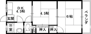 柴本マンション【1階】の間取り